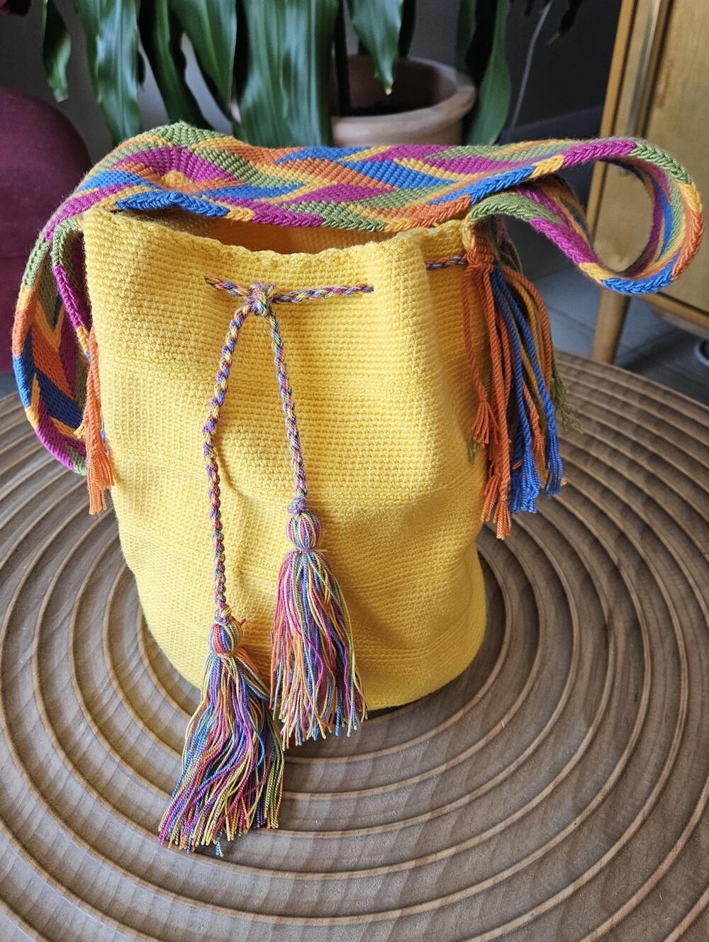HAND CRAFTED WAYUU MOCHILA BOHO CROSSBODY BAG
